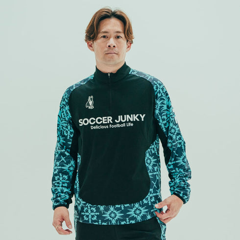 フルールドゥリ フリースライニングトレーニングハーフジップ